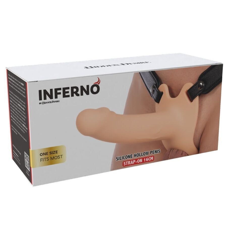 ACESS&Oacute;RIOS CASAL Hollow Penis Strap-on Silicone 16 cm
