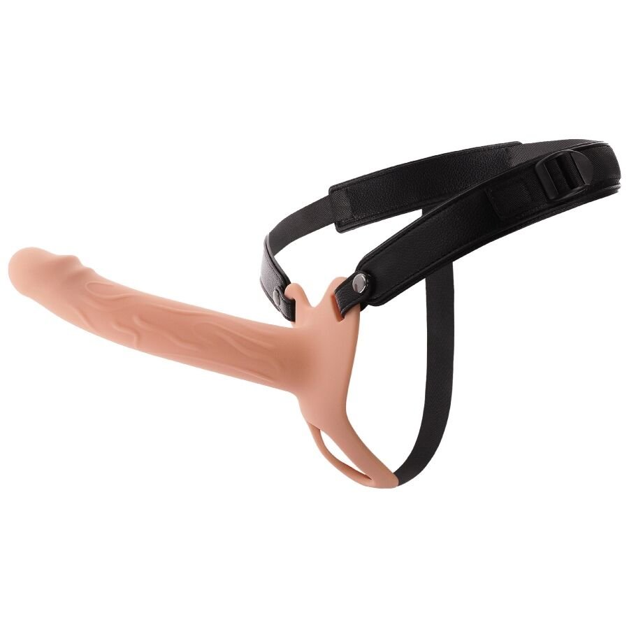 ACESS&Oacute;RIOS CASAL Hollow Penis Strap-on Silicone 20 cm Hollow Penis Strap-on Silicone 20 cm