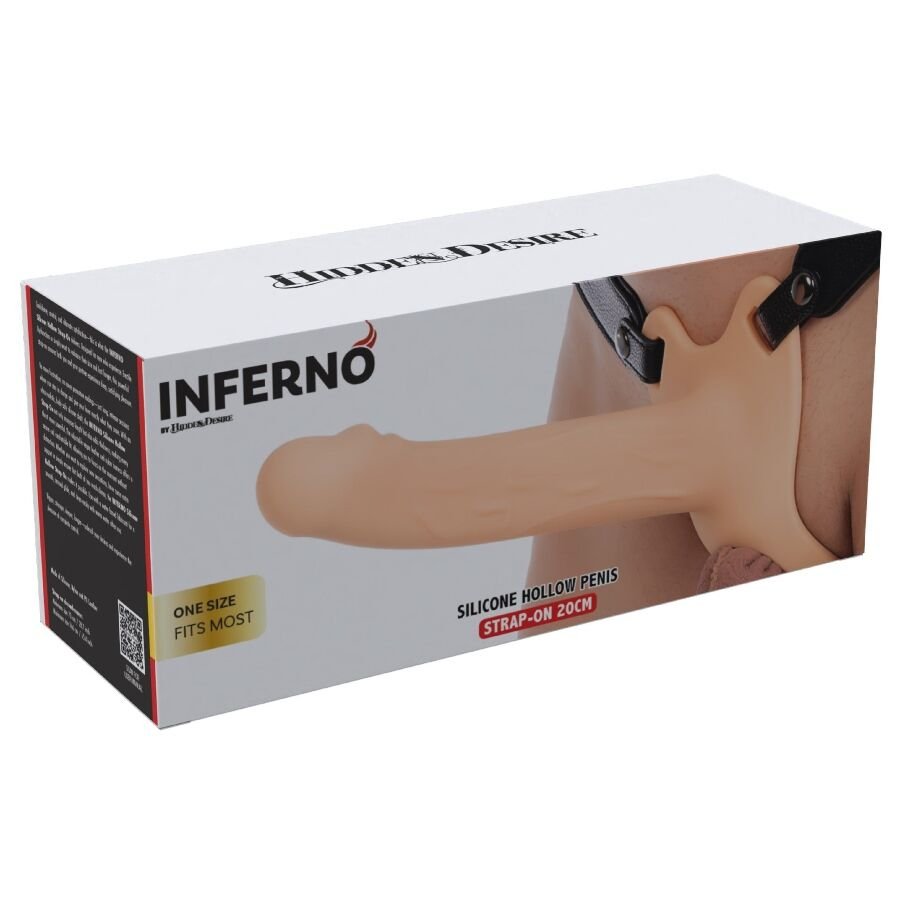 ACESS&Oacute;RIOS CASAL Hollow Penis Strap-on Silicone 20 cm