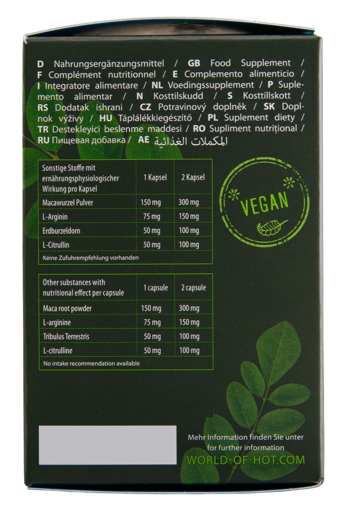 vegan Moringa Men 60 Caps Moringa Men 60 Caps