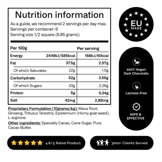 AFRODISÍACOS Chocolate Afrodis&iacute;aco Chocolate Afrodis&iacute;aco