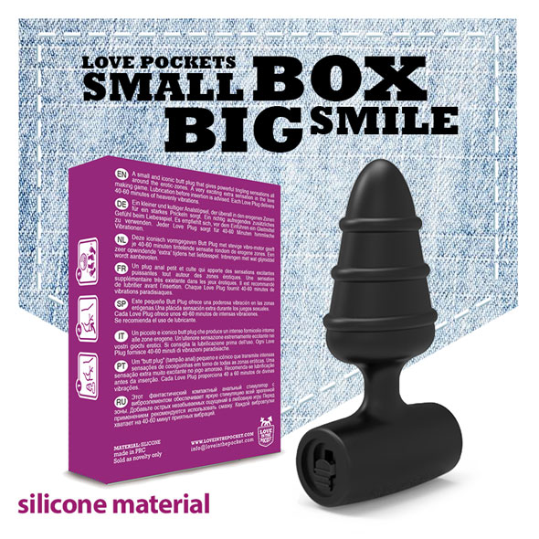 e24634 Plug Anal de Bolso c/ Vibração Plug Anal de Bolso c/ Vibração