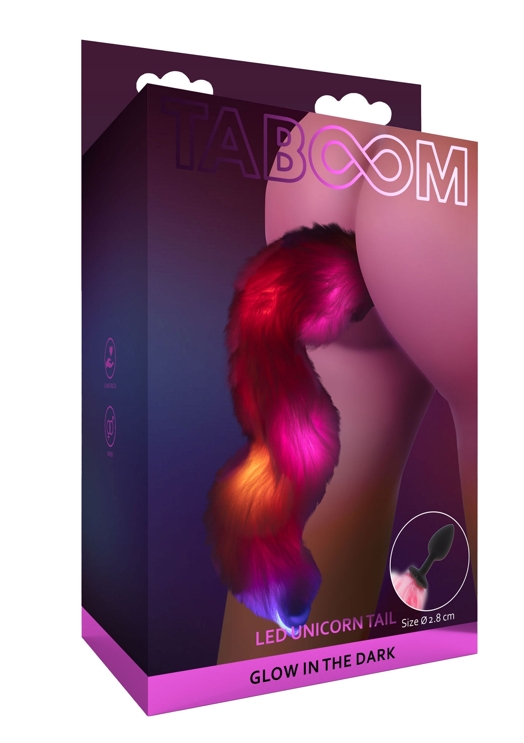 ANAL Unicorn Tail & Buttplug Led