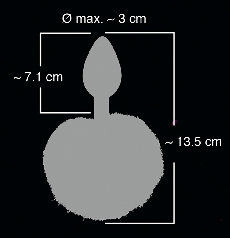 SEXTOY MULHER Plug Anal com Rabo de Coelho Plug Anal com Rabo de Coelho