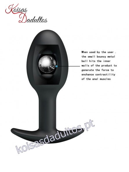 SEXTOY HOMEM Plug com Bola Interior Plug com Bola Interior