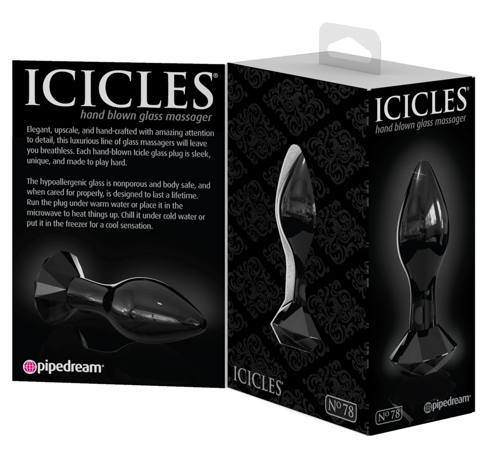 SEXTOY MULHER Plug de Vidro Diamante  Plug de Vidro Diamante 