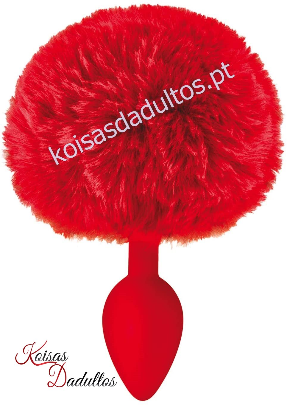 ANAL Plug Pompom Cauda de Coelho