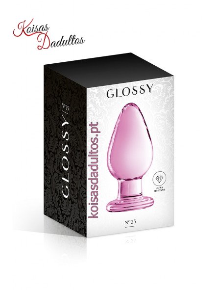 SEXTOY MULHER Plug Vidro Rosa Plug Vidro Rosa