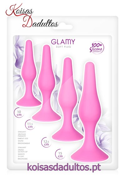 5700900050 Conjunto 4 Plugs Anais Glamy Conjunto 4 Plugs Anais Glamy