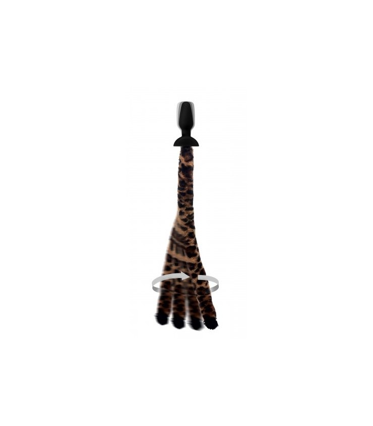 Plug com Cauda de Leopardo Plug com Cauda de Leopardo