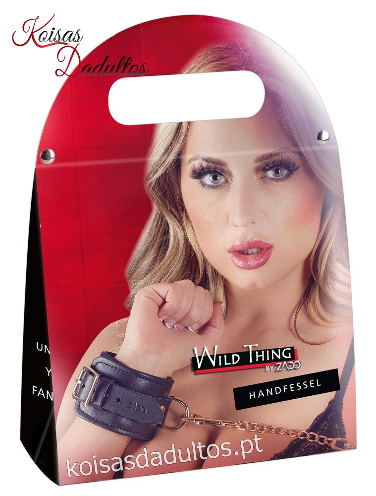 20306751001 Algemas de Couro Zado Algemas de Couro Zado