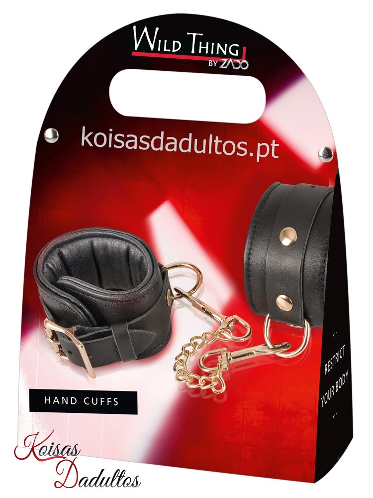 20306751001 Algemas de Couro Zado Algemas de Couro Zado