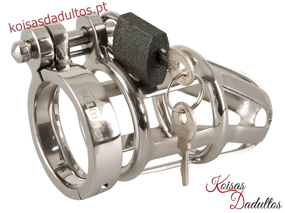 3702 Gaiola de Castidade em Aço Gaiola de Castidade em Aço