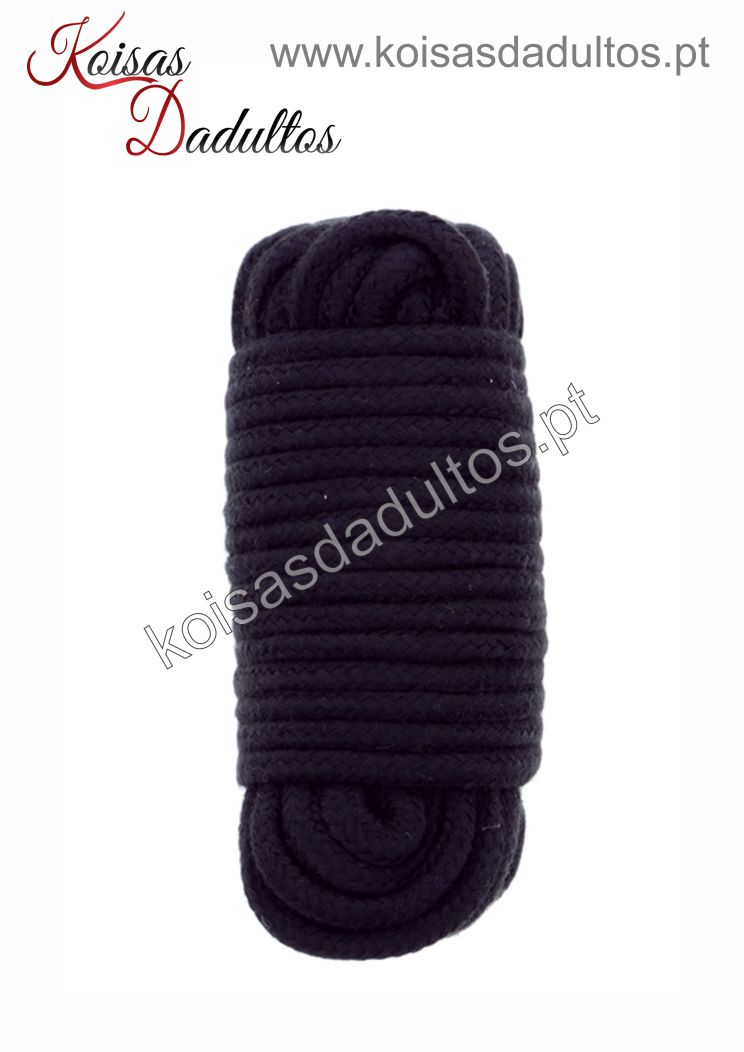20862 Corda de Bondage Preta Corda de Bondage Preta