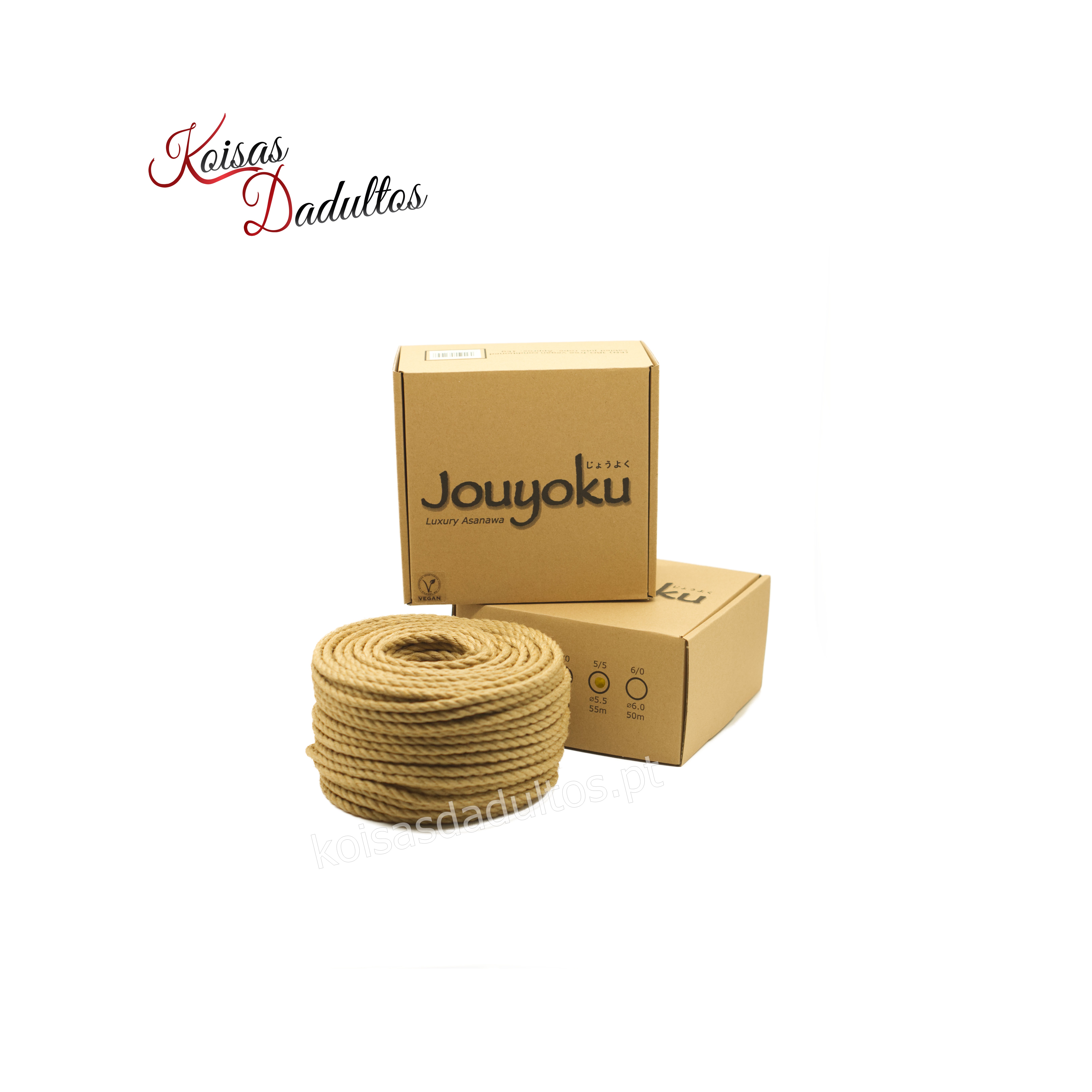 vegan Jouyoku Corda de Juta Japonesa 60 M 5 MM Jouyoku Corda de Juta Japonesa 60 M 5 MM