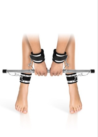 BONDAGE Kits FETISH TENTATION SUBMISSION BAR WITH 4 CUFFS