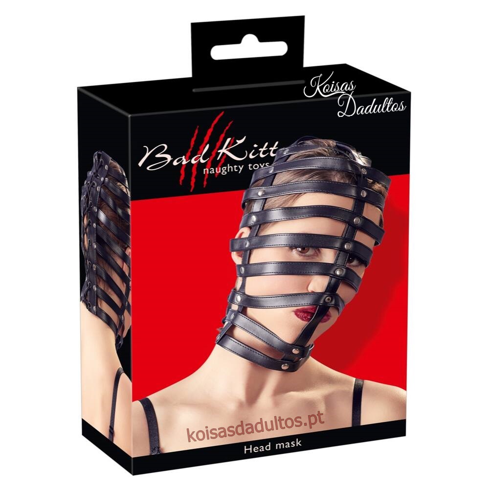BONDAGE Máscara de Cabeça - Bad Kitty  Máscara de Cabeça - Bad Kitty 
