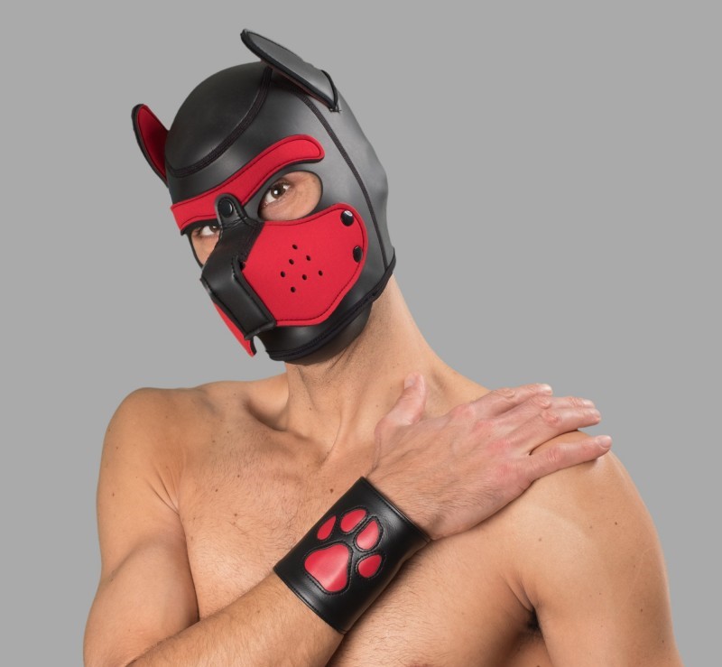 BONDAGE Máscaras e Vendas Máscara de Neoprene Cão Máscara de Neoprene Cão