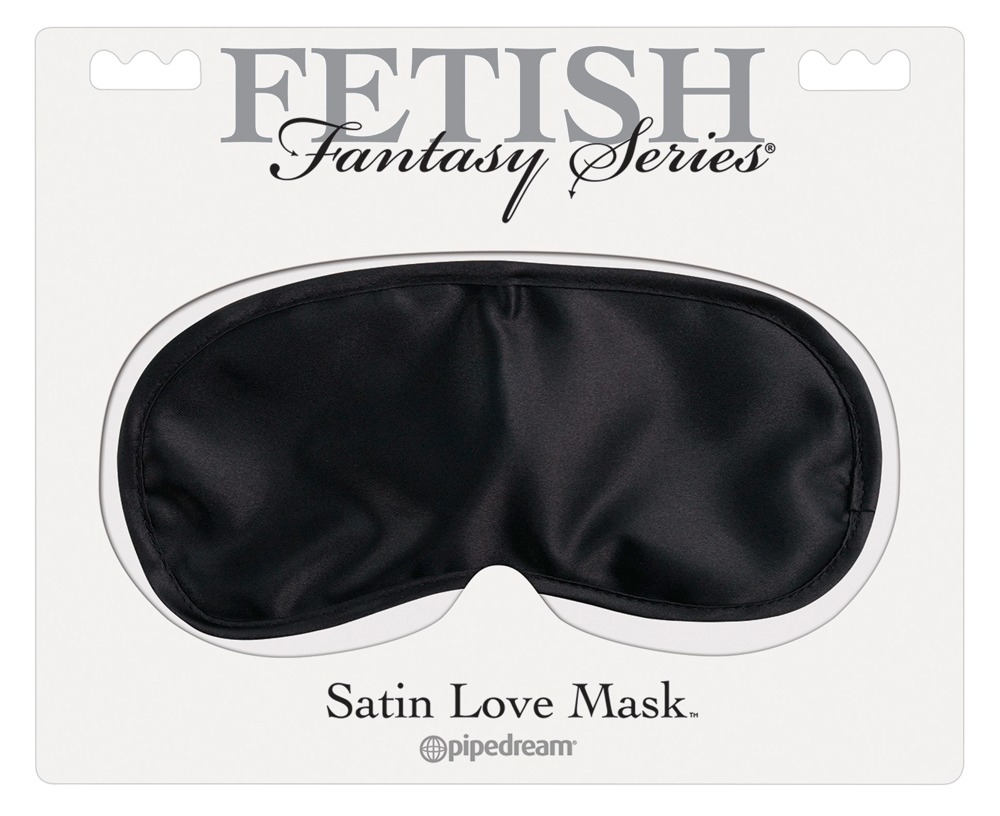 BONDAGE FFS-SATIN-LOVE-MASK-BLACK FFS-SATIN-LOVE-MASK-BLACK
