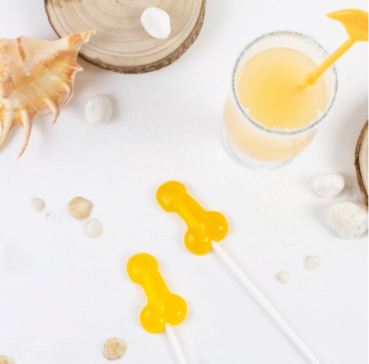 BRINCADEIRAS JOGOS Goma Pénis Pina Colada  Goma Pénis Pina Colada 