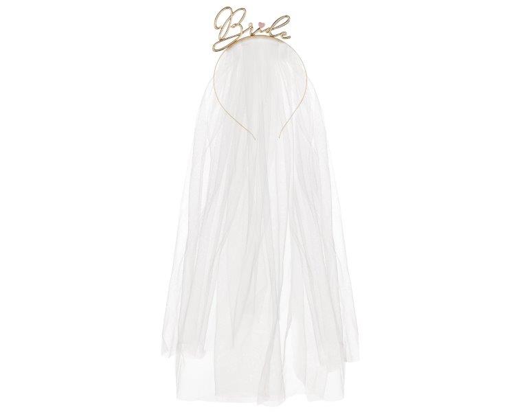 BRINCADEIRAS JOGOS Despedida de Solteiro Bandolete Bride com V&eacute;u Bandolete Bride com V&eacute;u