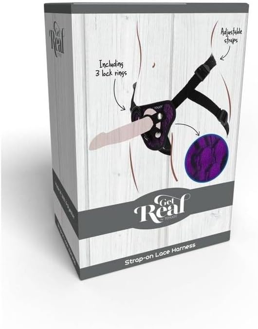 CINTOS STRAP-ON Cintos Get Real Strap On Lace Harness Get Real Strap On Lace Harness