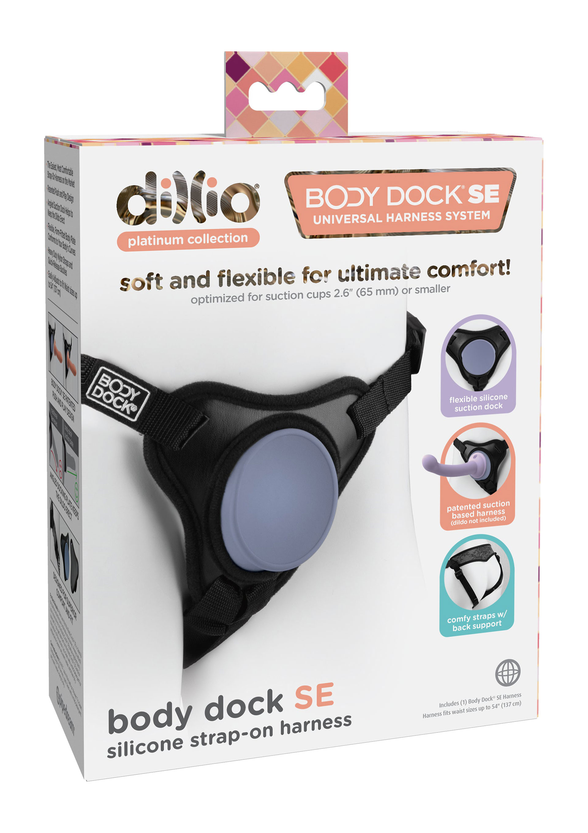 CINTOS STRAP-ON Cintos Arnês Body Dock Arnês Body Dock