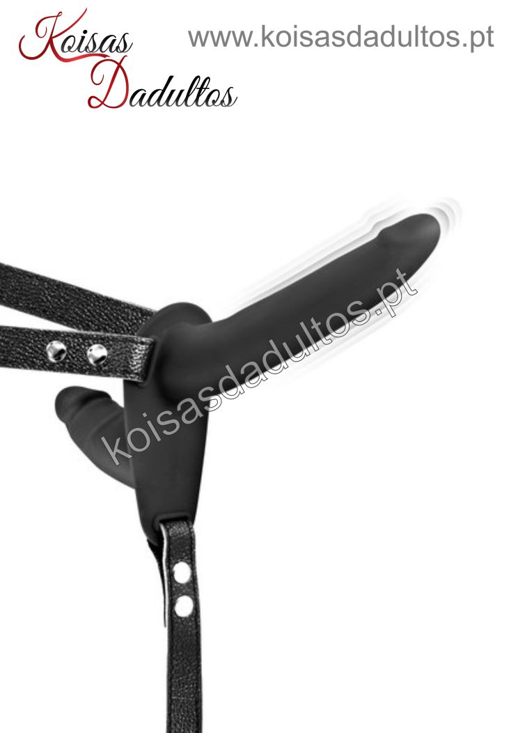 CINTOS STRAP-ON Strap-On Duplo com Vibração Strap-On Duplo com Vibração