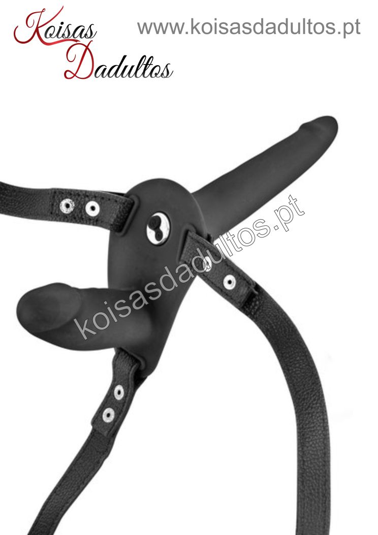 CINTOS STRAP-ON Strap-On Duplo com Vibração Strap-On Duplo com Vibração