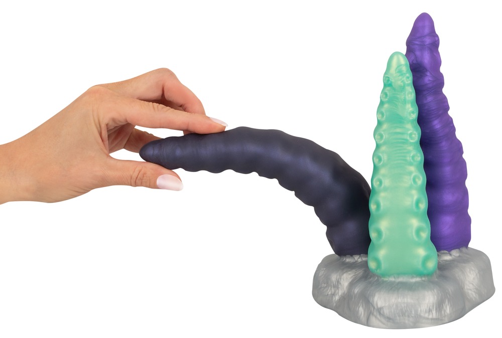 DONGS DILDOS Super Dongs Beasty Cocks Triple Tentacle Beasty Cocks Triple Tentacle