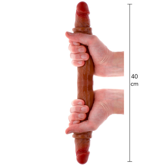 SEXTOY MULHER Get Real Foreskin Double Dong 40 cm Get Real Foreskin Double Dong 40 cm