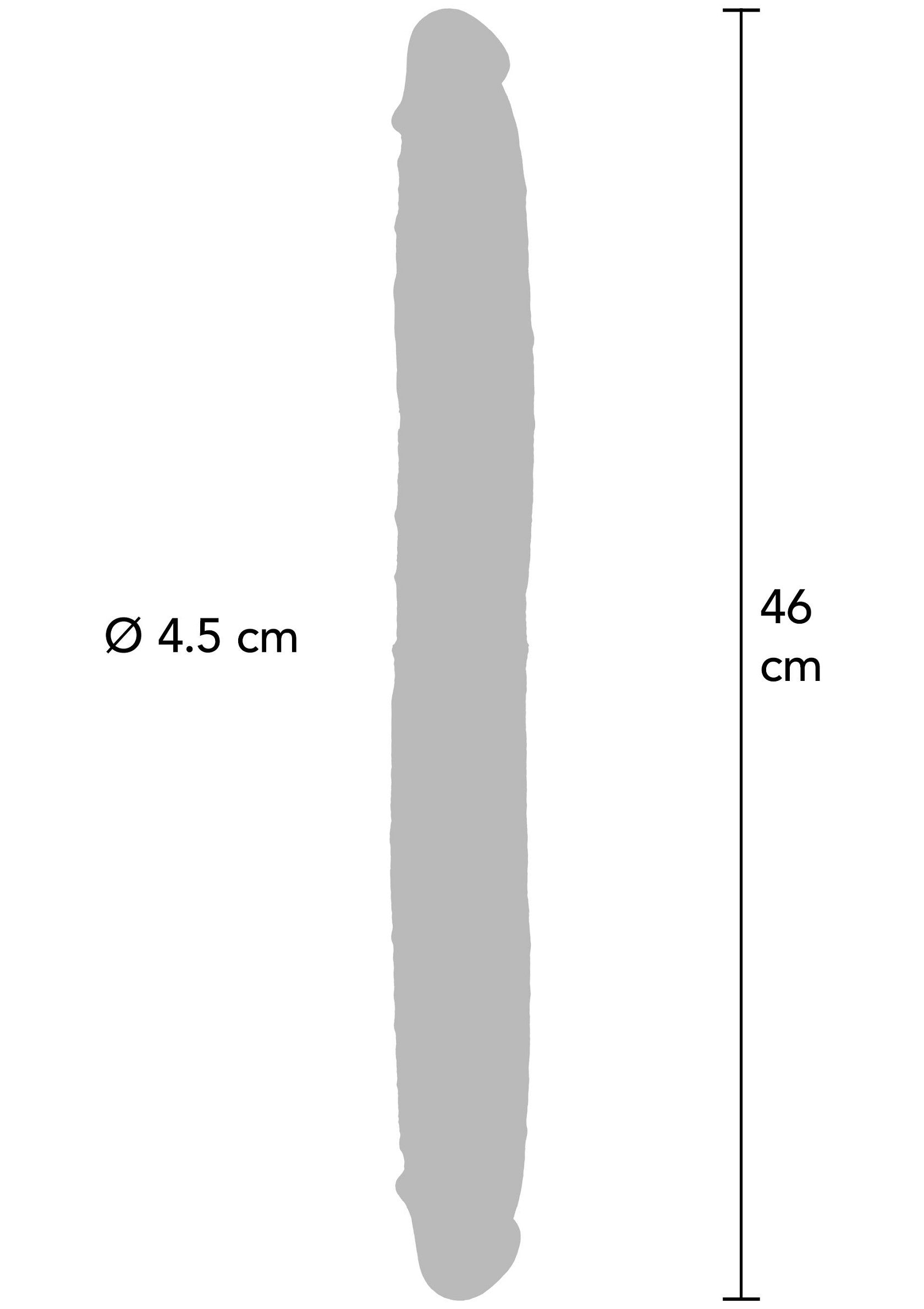 SEXTOY MULHER Get Real Foreskin Double Dong 46 cm Get Real Foreskin Double Dong 46 cm