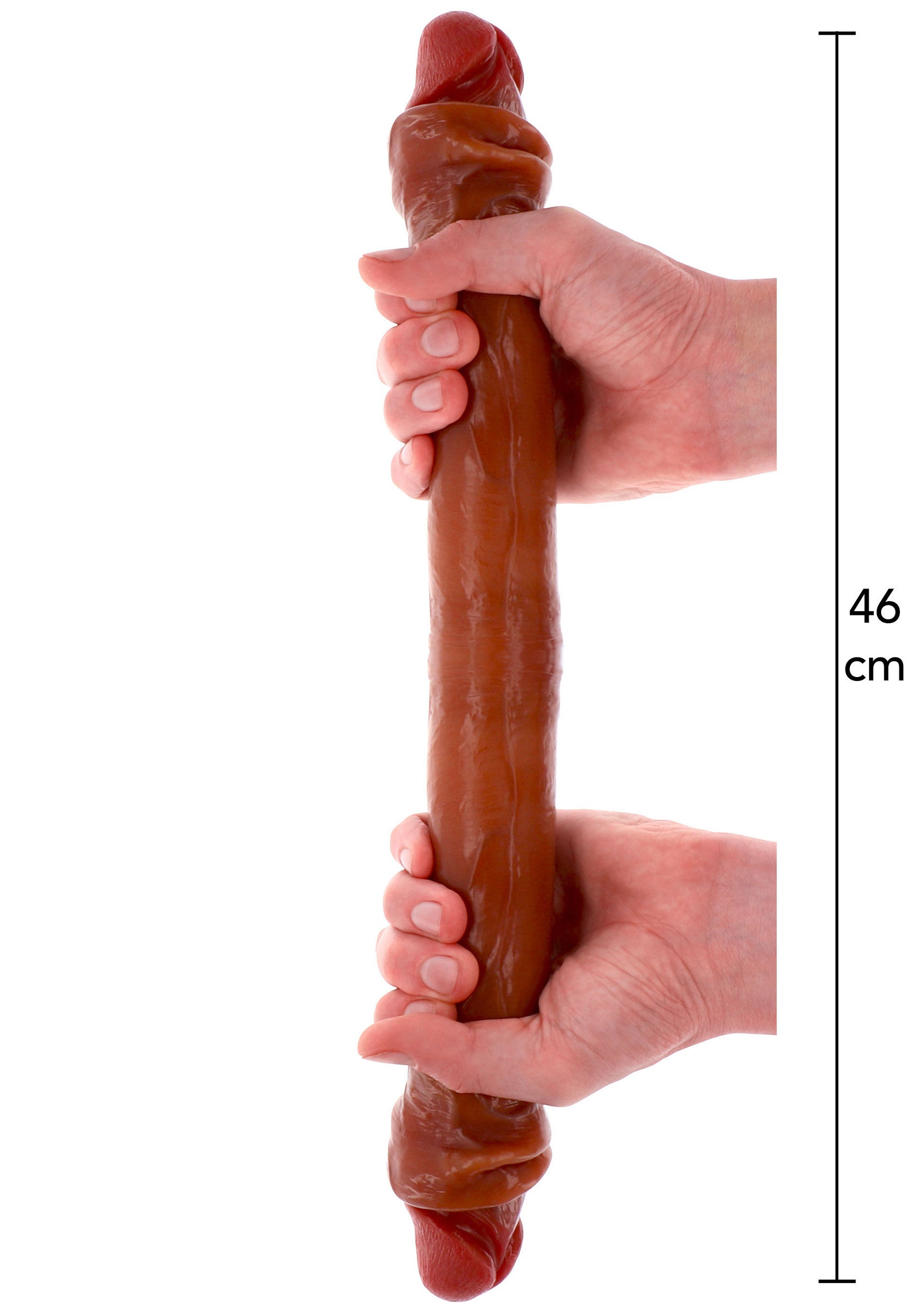SEXTOY MULHER Get Real Foreskin Double Dong 46 cm Get Real Foreskin Double Dong 46 cm