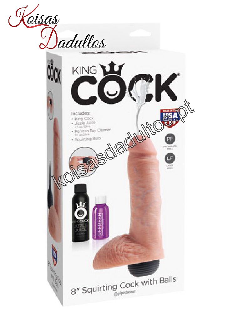 553167 King Cock Realista C/ Ejaculação  King Cock Realista C/ Ejaculação 