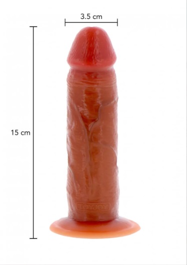 SEXTOY MULHER Get Real Foreskin Dong 15 cm Get Real Foreskin Dong 15 cm