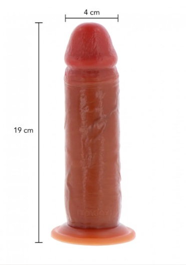 SEXTOY MULHER Get Real Foreskin Dong 19 cm Get Real Foreskin Dong 19 cm