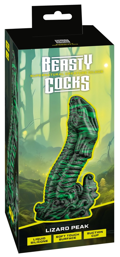 DONGS DILDOS Toque de Seda Beasty Cocks Lizard Peak Beasty Cocks Lizard Peak