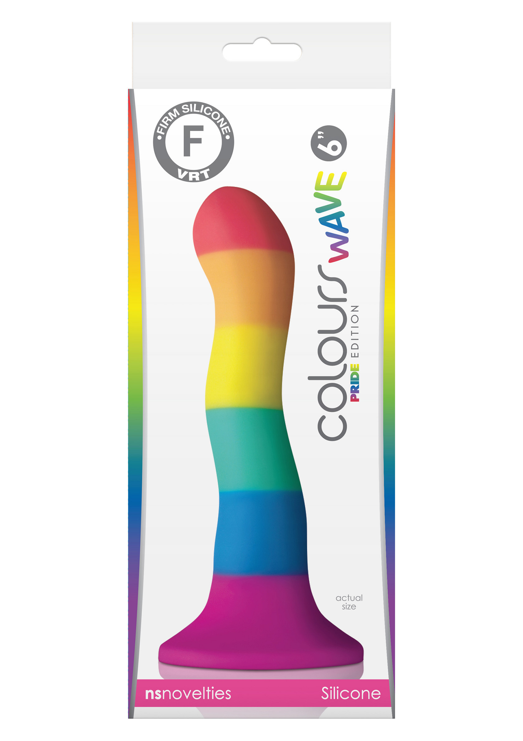 DONGS DILDOS Toque de Seda NSNovelties Colours Wave Pride Edition 6