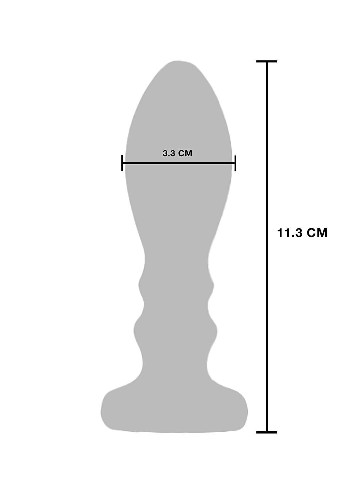 EXPLORA&Ccedil;&Atilde;O &Iacute;NTIMA Butt Plugs Com Vibração Plug Vibrat&oacute;rio Slider L Plug Vibrat&oacute;rio Slider L