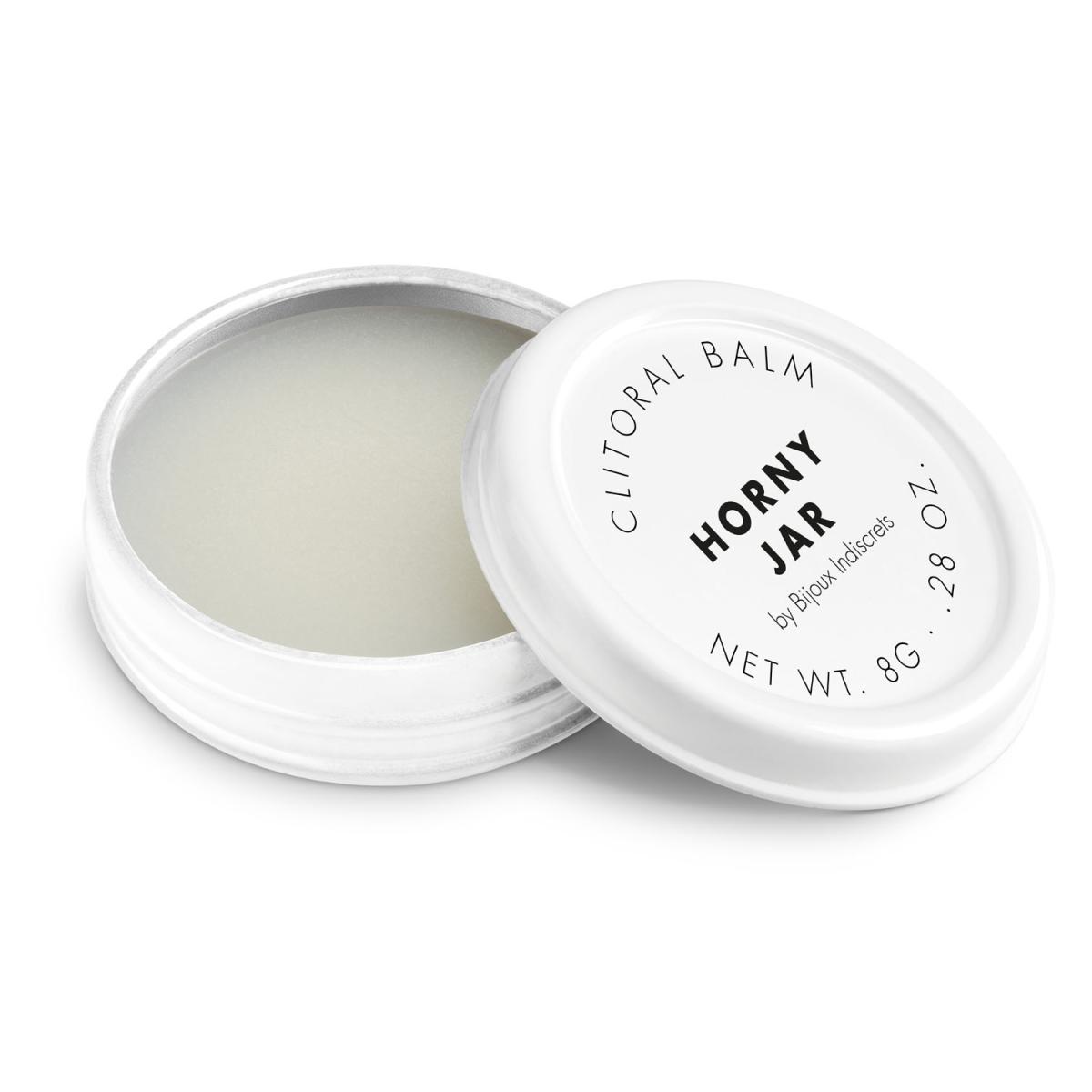 FARMÁCIA ERÓTICA Cremes Estimulantes BIJOUX INDISCRETS - CLITORIAL BALM HORNY JAR 8GR