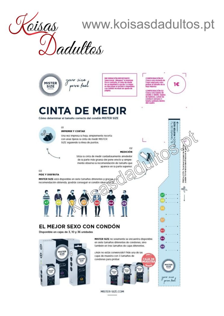 mrs0058 Preservativos Mister Size 49 Preservativos Mister Size 49
