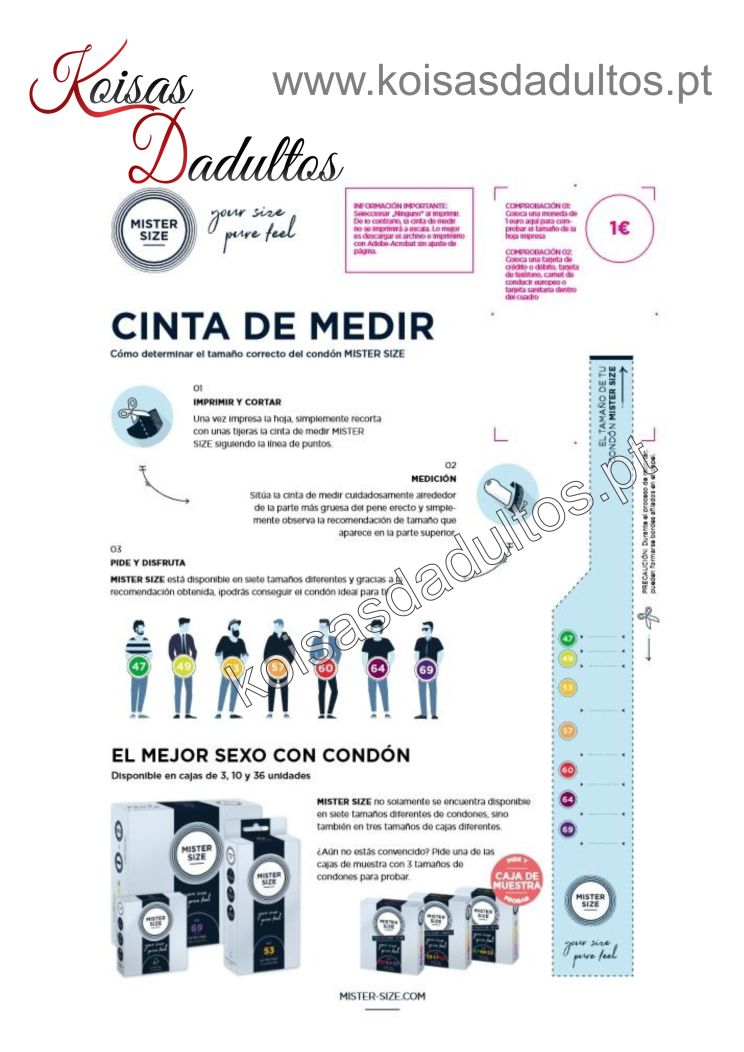 mrs0171 Preservativos Mister Size 64 Preservativos Mister Size 64