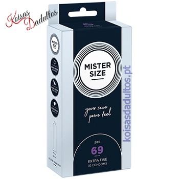 FARMÁCIA ERÓTICA Preservativos Preservativos Mister Size 69