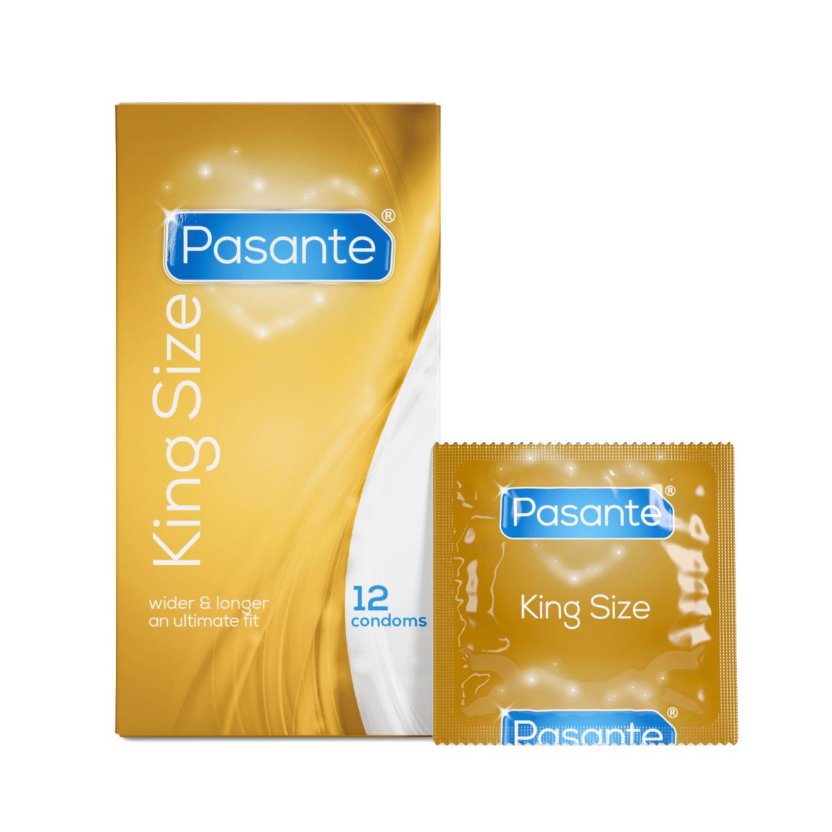 Preservativos Pasante King Size 12 un