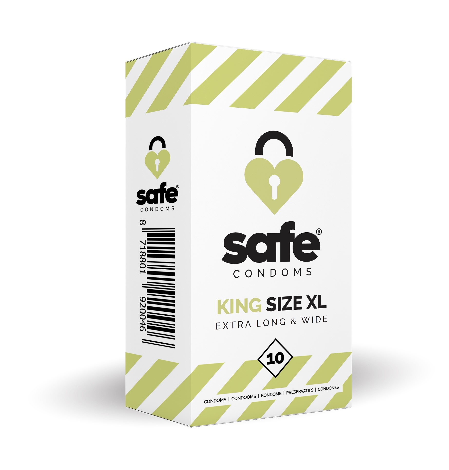 FARMÁCIA ERÓTICA Preservativos Preservativos Safe XL 10 un