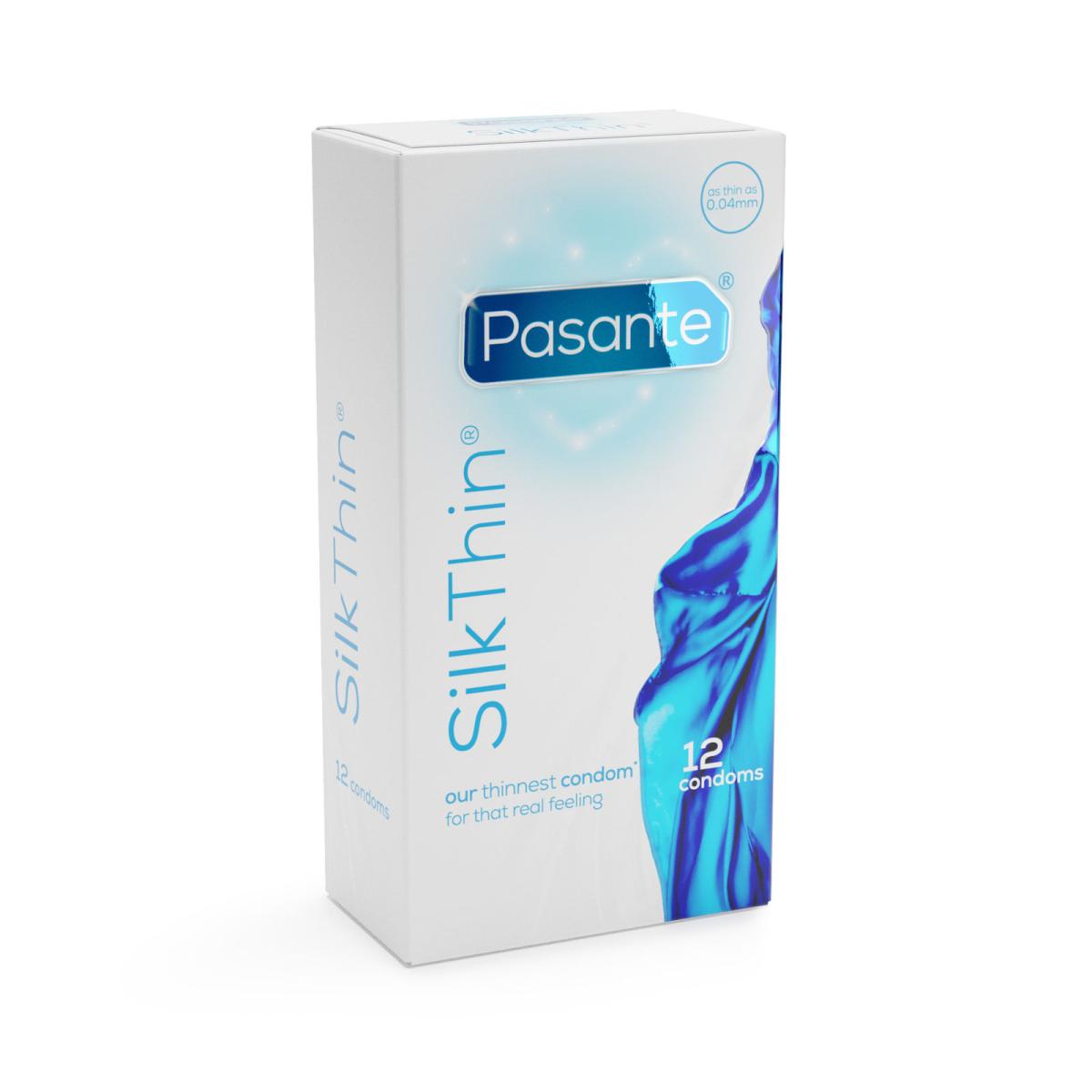 Preservativos Pasante Silk Thin 12 un