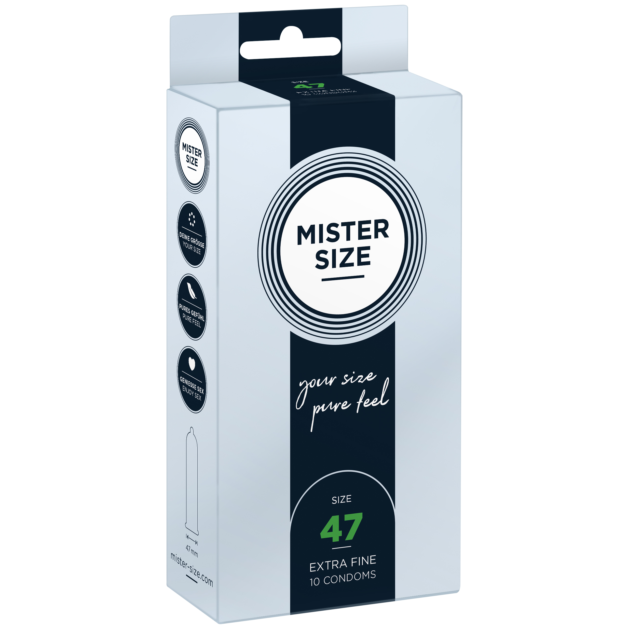 FARMÁCIA ERÓTICA Preservativos Preservativos Mister Size 47