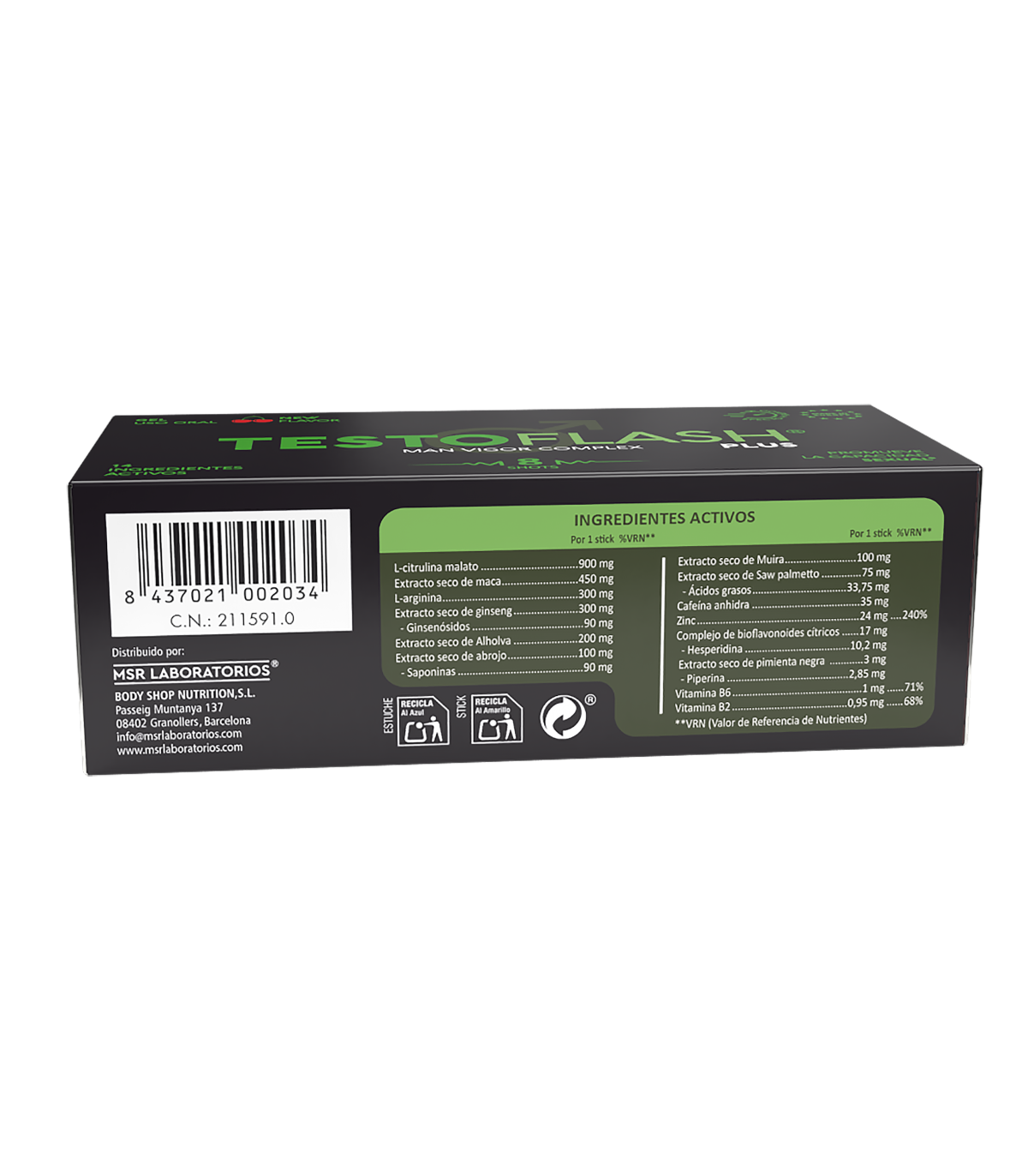 AFRODISÍACOS Testoflash Plus Testoflash Plus