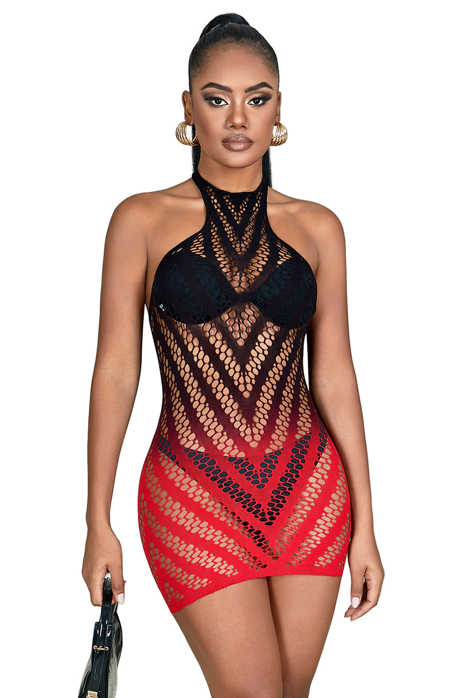 LINGERIE Roupa Sexy Vestidos Vetido Rede