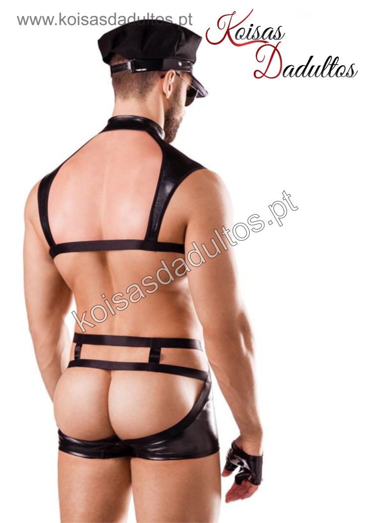 LINGERIE SARESIA ROLEPLAY - POLICE OFFICER COSTUME S/L SARESIA ROLEPLAY - POLICE OFFICER COSTUME S/L